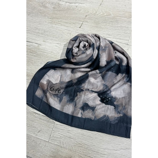 Dijital Bambu Pamuklu Şal 013